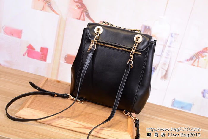 COACH蔻馳 女包雙肩包 鏈條牛皮背包 Parker系列 9163510  Chz1463